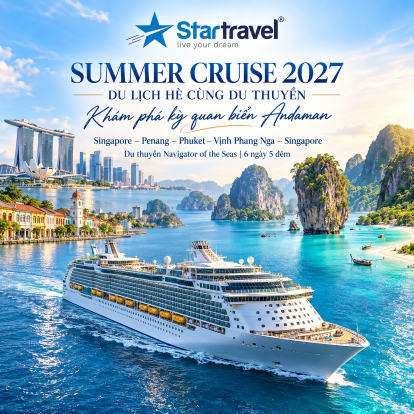 Summer Cruise 2027 | Du lịch hè cùng du thuyền | Khám phá kỳ quan biển Andaman